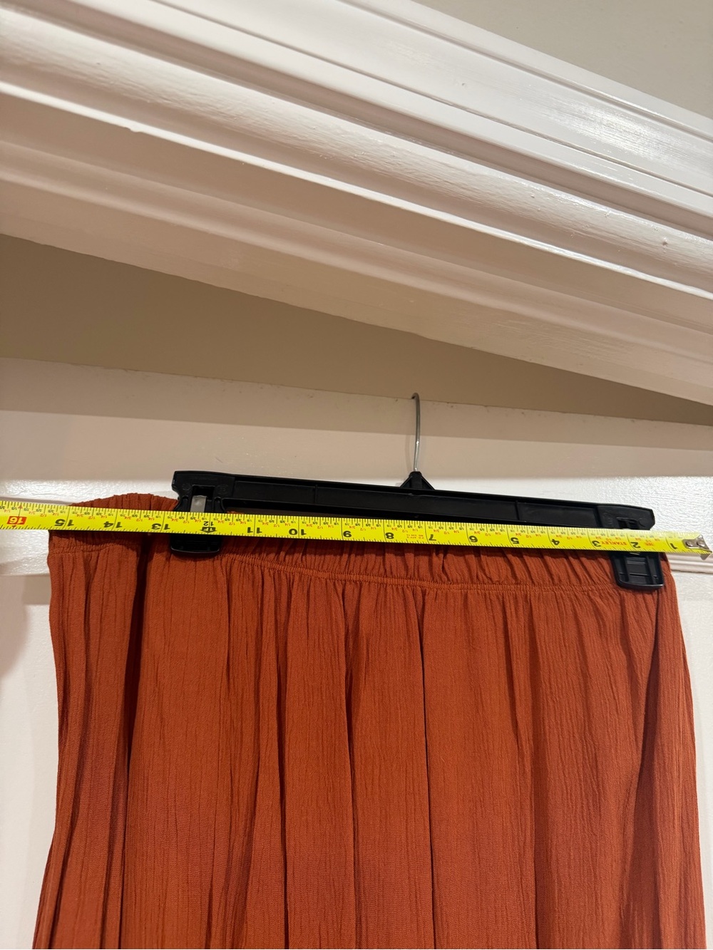 BECCA Strapless Maxi Coverup in Rust Orange - Picture 4 of 7